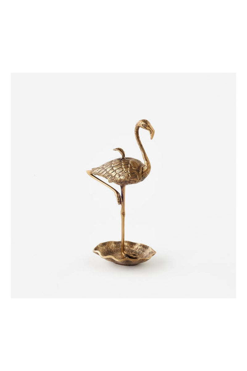 Brass Flamingo Box