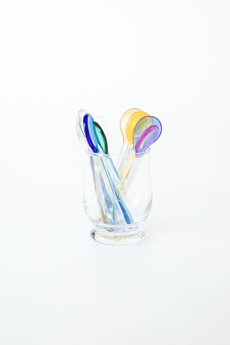 Glass Gelato Spoons (Set of 2)