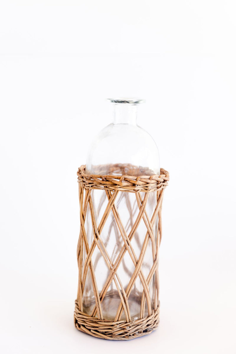 Natural Basket Vase (2 Sizes)